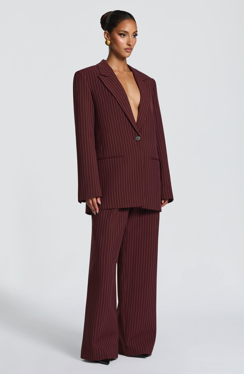 Amina - Blazer Reece Bordeaux