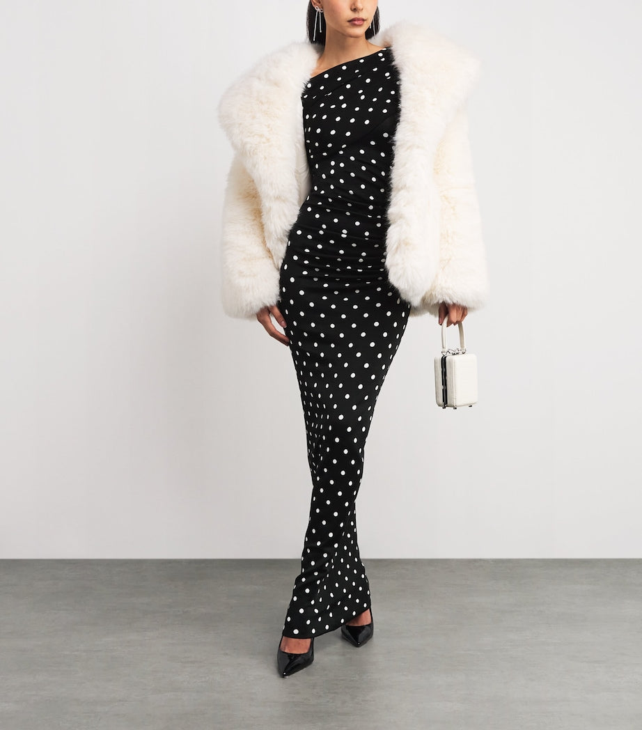 Amina - Robe Maxi Polka Dot Glamour