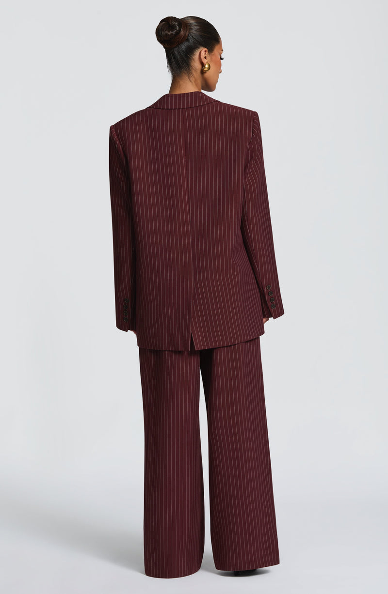 Amina - Blazer Reece Bordeaux